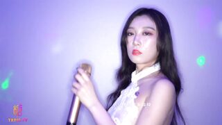 【糖心Vlog】Una尤奈_朋友的淫穴女友_KTV里淫乱大战