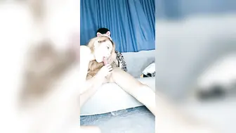 一头金发好看御姐【下篇】难得干净粉嫩美穴！这逼操起来舒服，菊花骚穴轮番操，骑乘位假屌双洞齐干